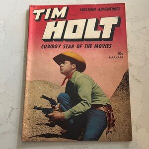 Vintage Tim Holt Western Adventures Golden Age Comic Book 1949